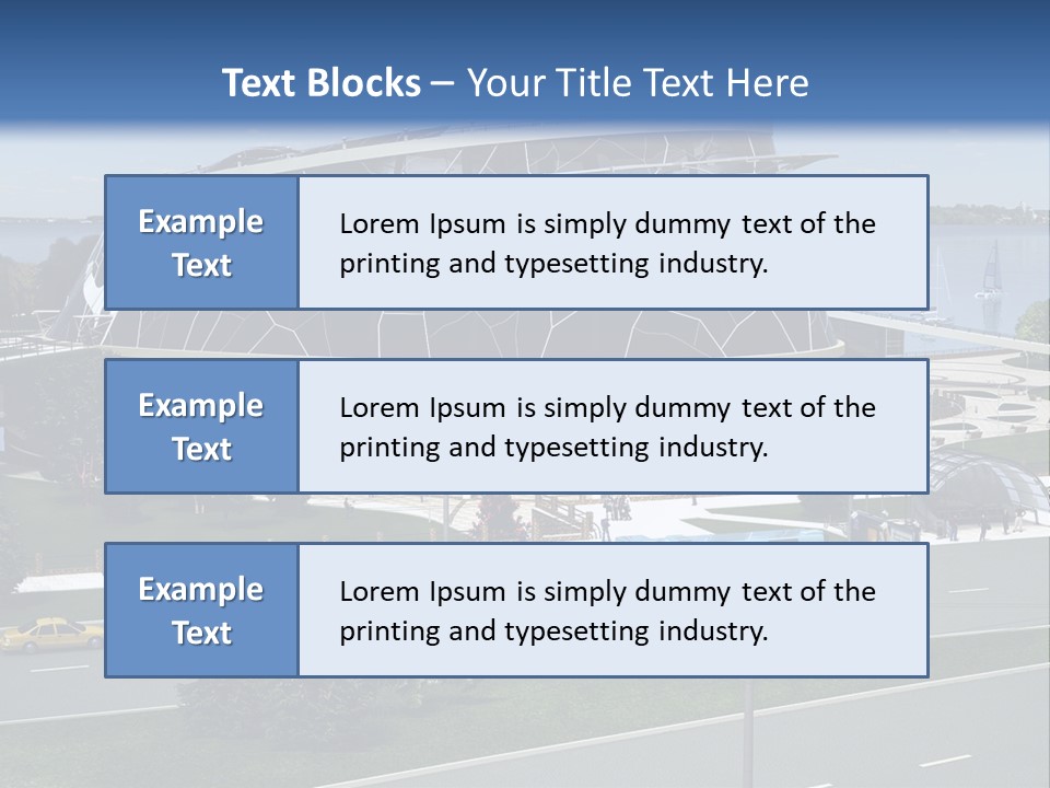 Organic D Model Structure PowerPoint Template