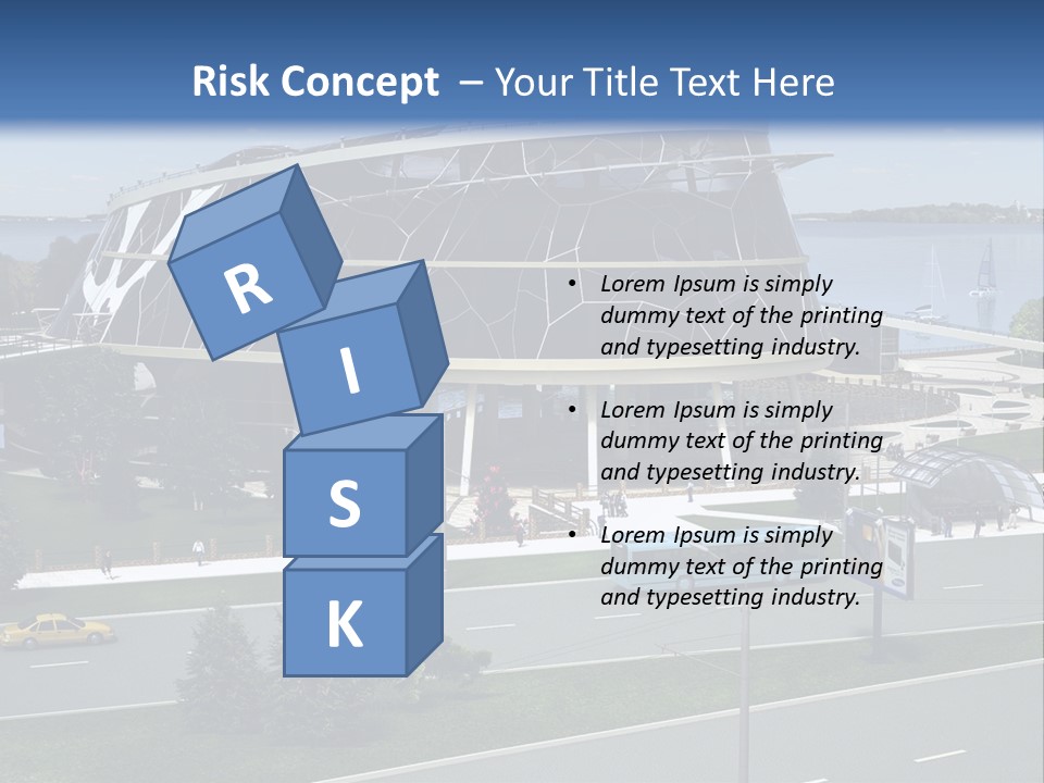 Organic D Model Structure PowerPoint Template