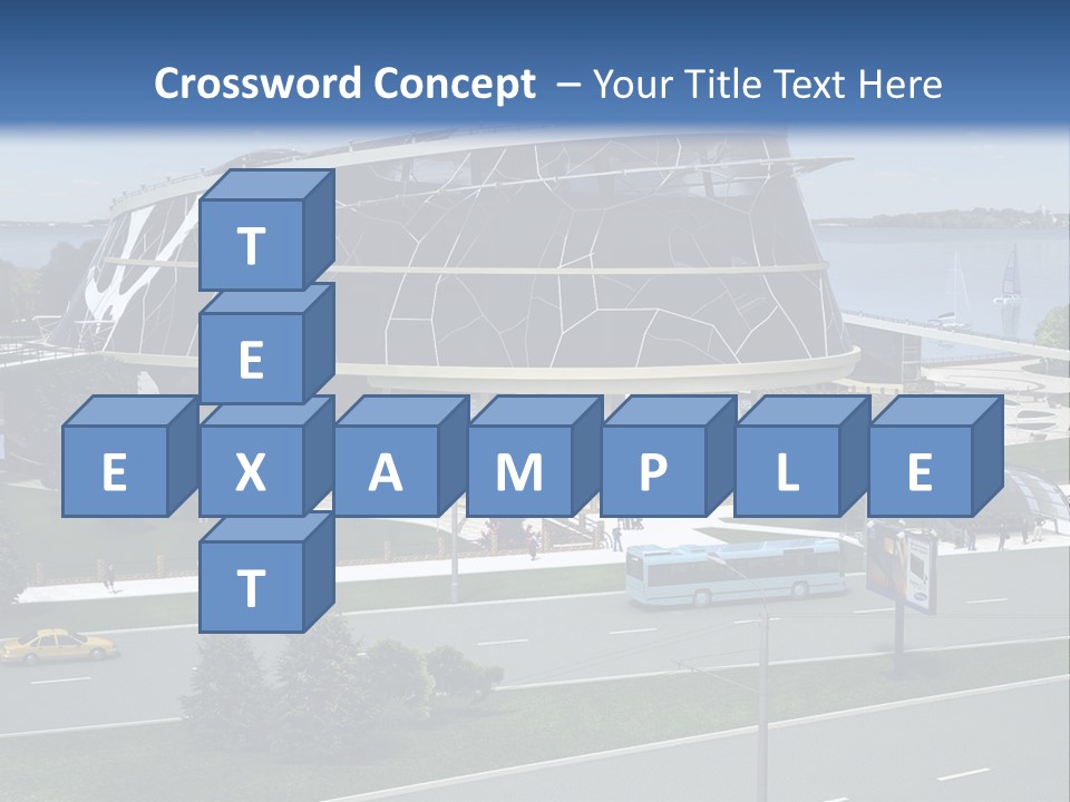 Organic D Model Structure PowerPoint Template