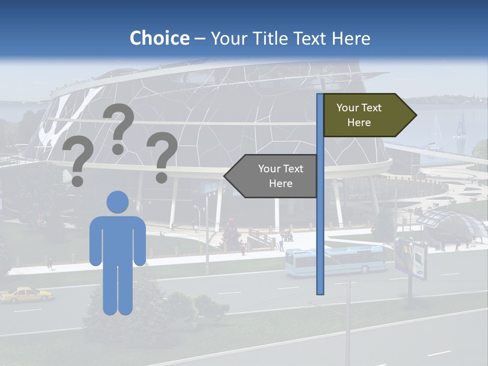 Organic D Model Structure PowerPoint Template