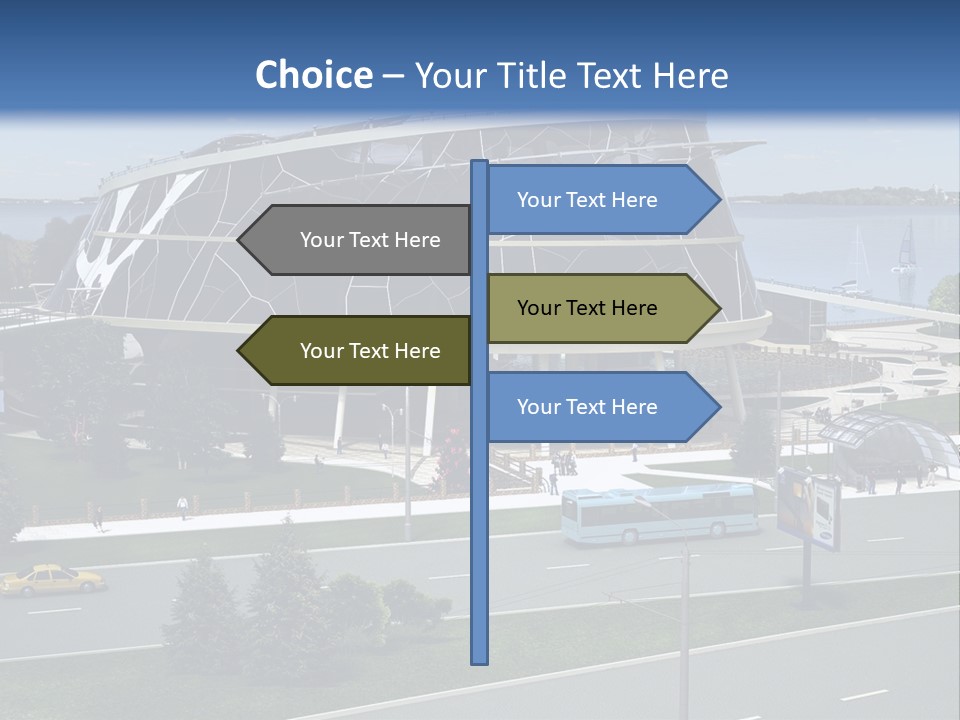 Organic D Model Structure PowerPoint Template