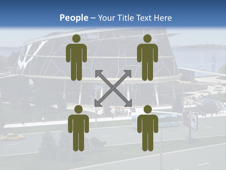 Organic D Model Structure PowerPoint Template