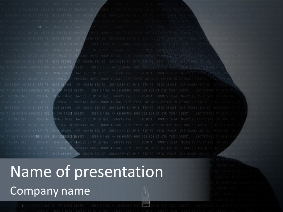 Abuse Data Pirate PowerPoint Template