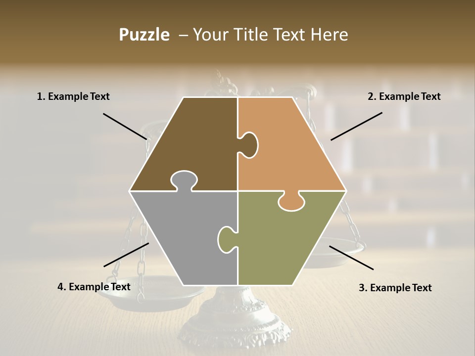 Balance Criminal Symbol PowerPoint Template