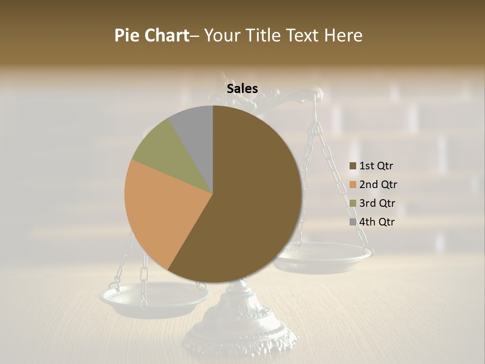 Balance Criminal Symbol PowerPoint Template