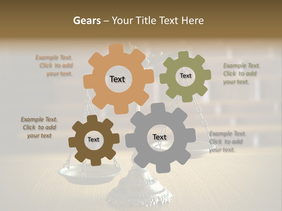 Balance Criminal Symbol PowerPoint Template