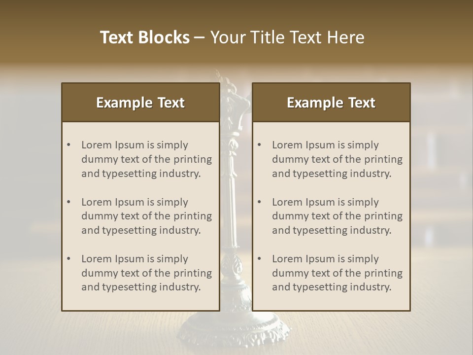 Balance Criminal Symbol PowerPoint Template