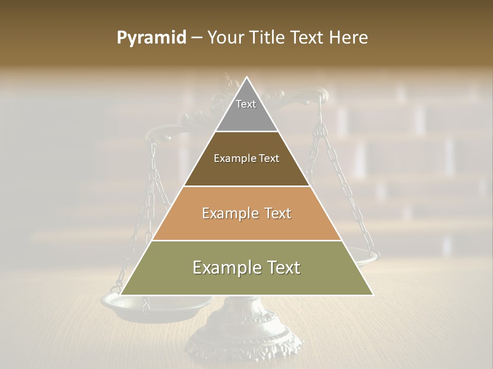 Balance Criminal Symbol PowerPoint Template