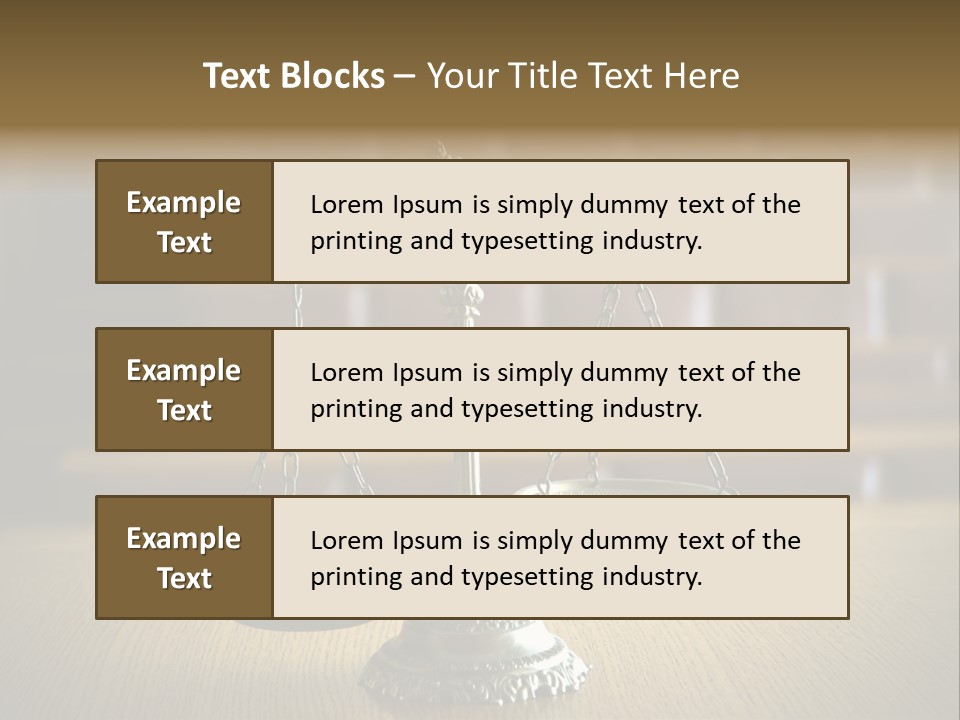 Balance Criminal Symbol PowerPoint Template