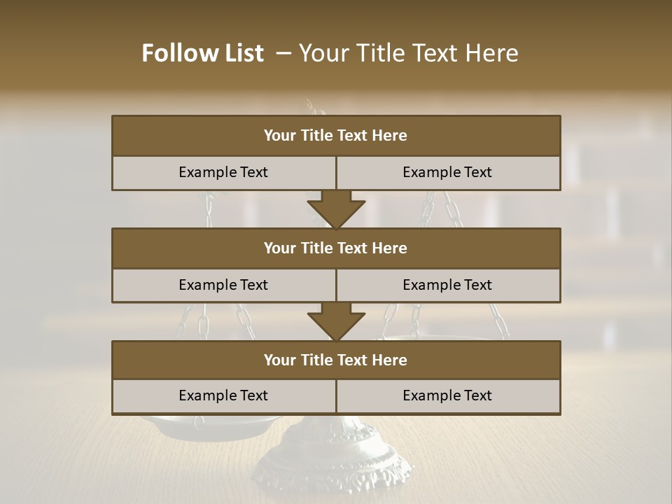 Balance Criminal Symbol PowerPoint Template