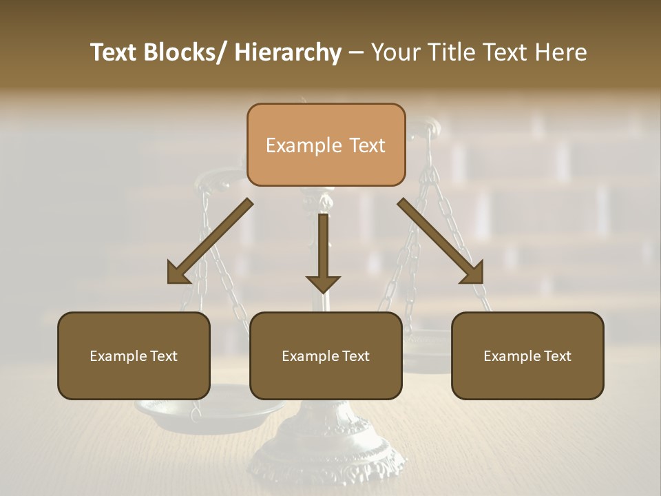 Balance Criminal Symbol PowerPoint Template