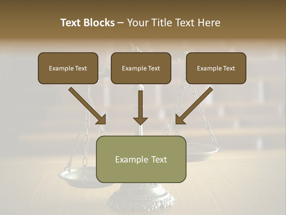 Balance Criminal Symbol PowerPoint Template