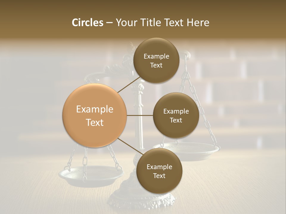 Balance Criminal Symbol PowerPoint Template