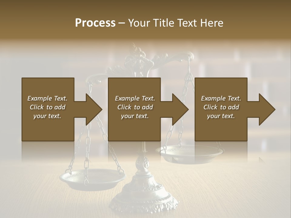 Balance Criminal Symbol PowerPoint Template