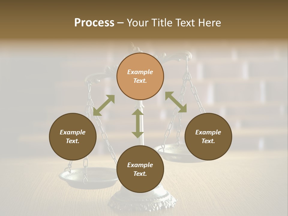 Balance Criminal Symbol PowerPoint Template
