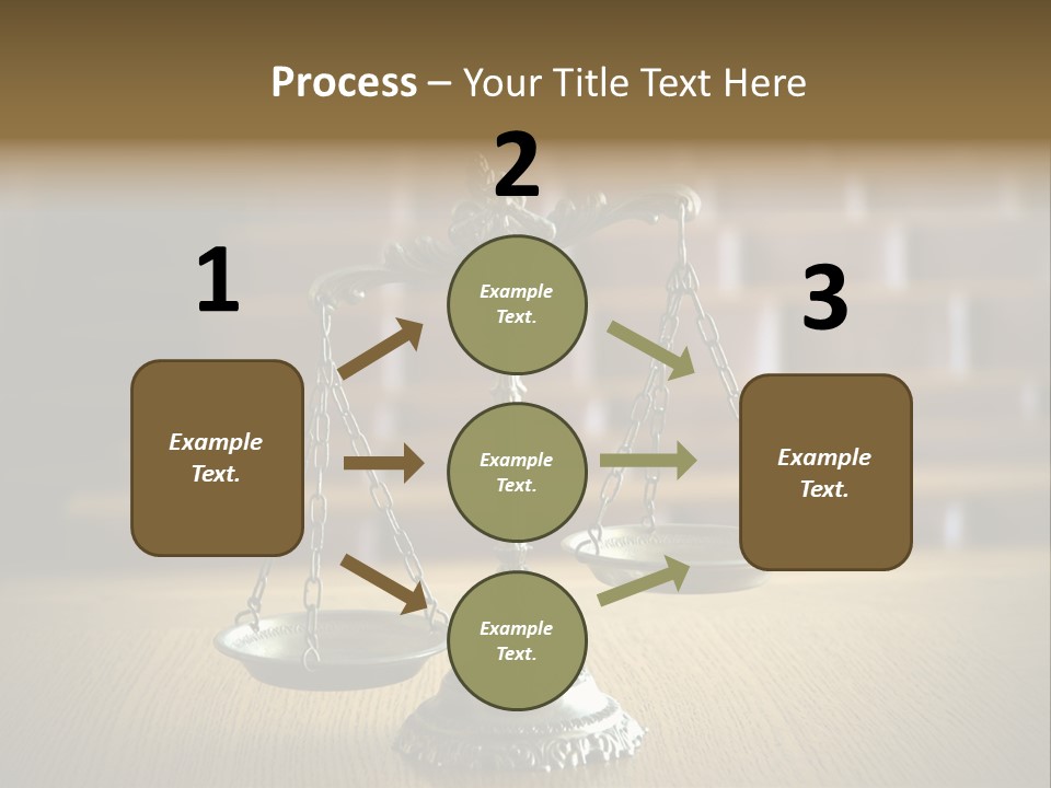 Balance Criminal Symbol PowerPoint Template