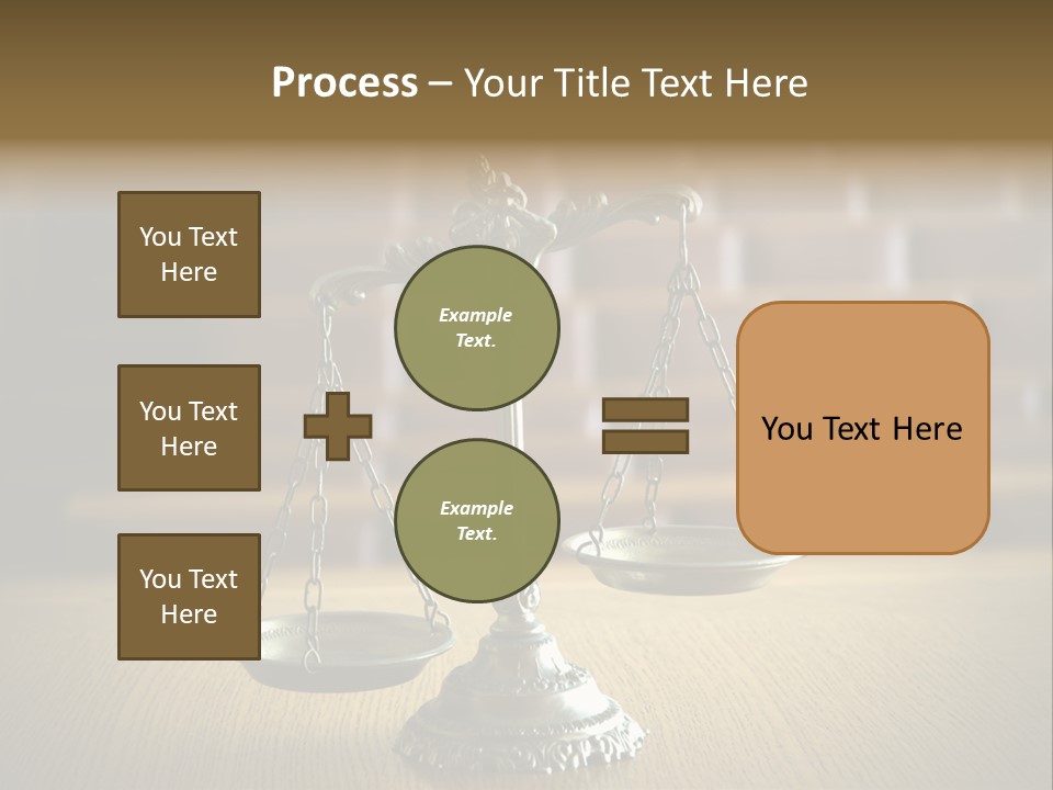 Balance Criminal Symbol PowerPoint Template