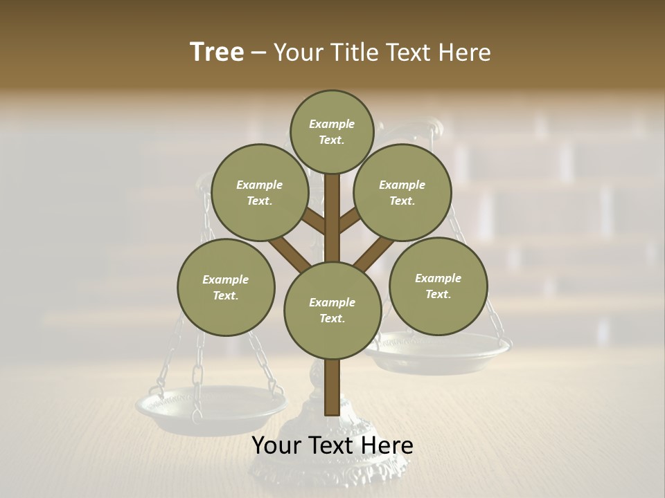 Balance Criminal Symbol PowerPoint Template