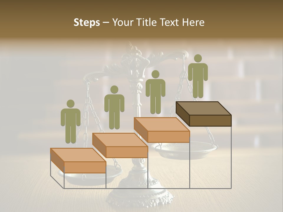 Balance Criminal Symbol PowerPoint Template