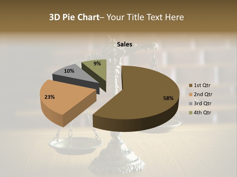 Balance Criminal Symbol PowerPoint Template
