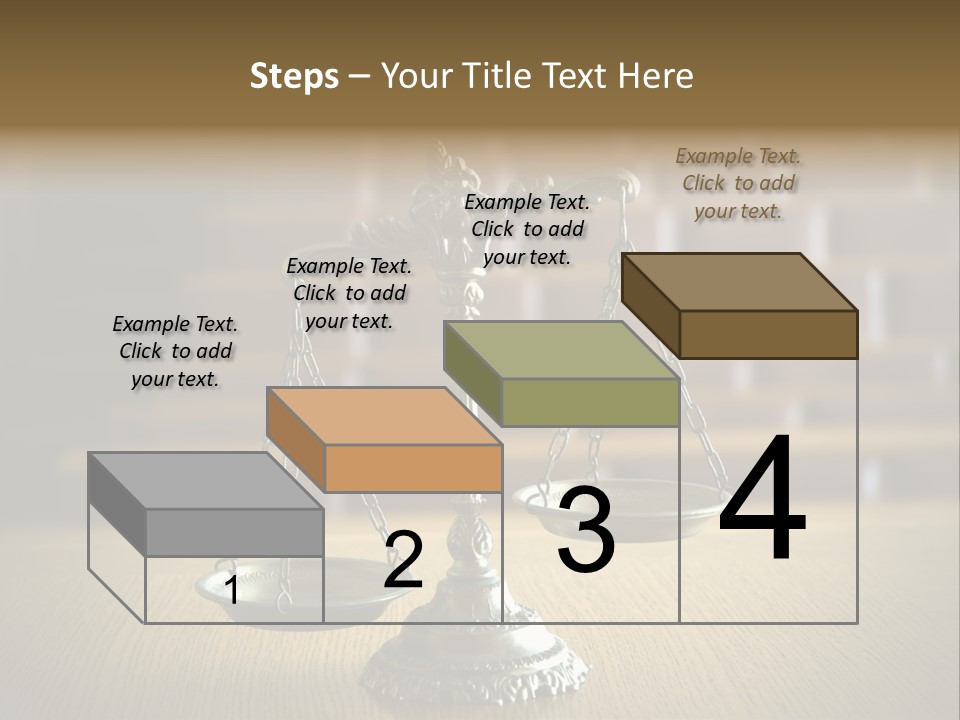 Balance Criminal Symbol PowerPoint Template