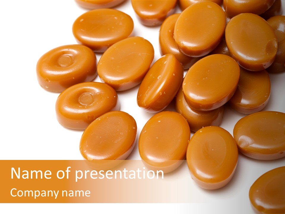 Confectionery Macro Junk PowerPoint Template