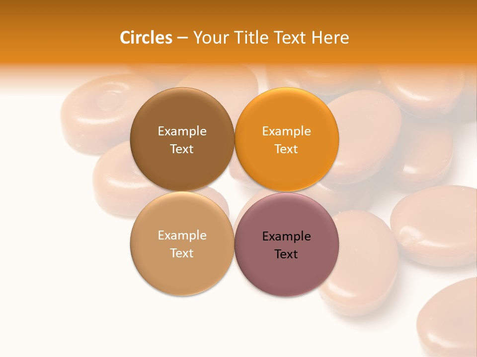 Confectionery Macro Junk PowerPoint Template