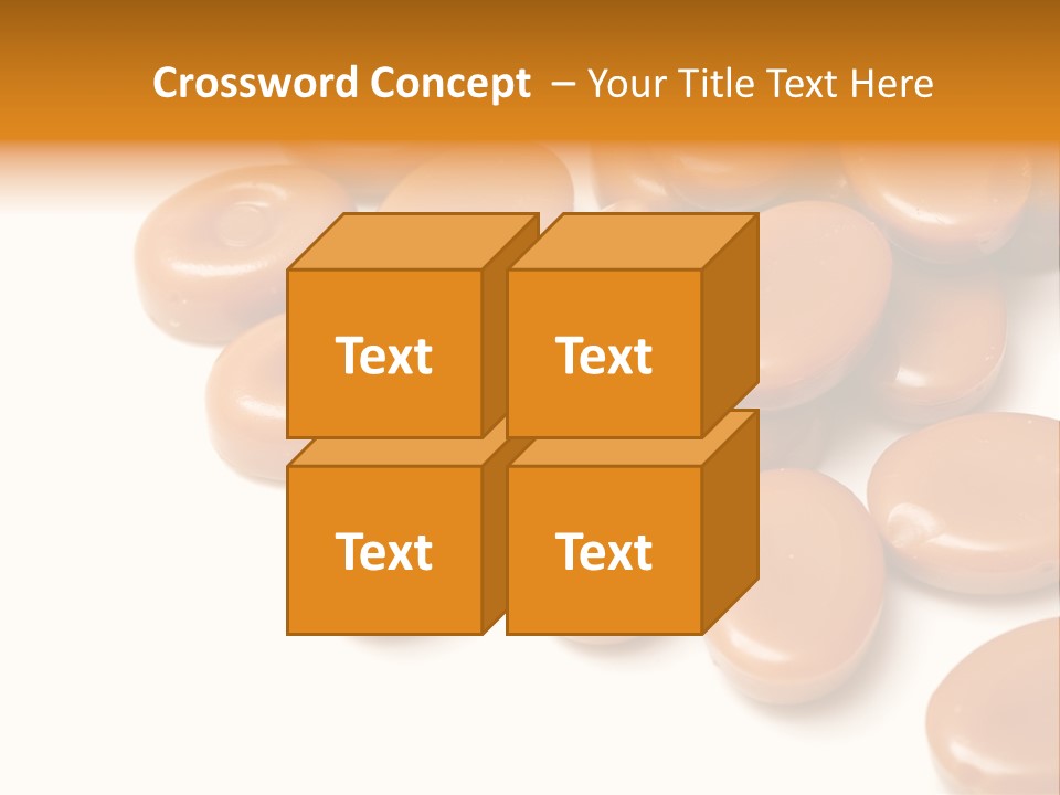 Confectionery Macro Junk PowerPoint Template