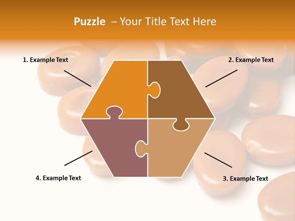 Confectionery Macro Junk PowerPoint Template
