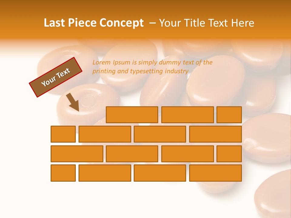 Confectionery Macro Junk PowerPoint Template