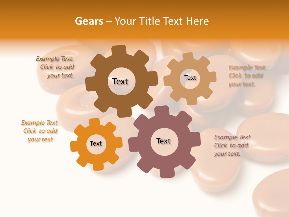 Confectionery Macro Junk PowerPoint Template