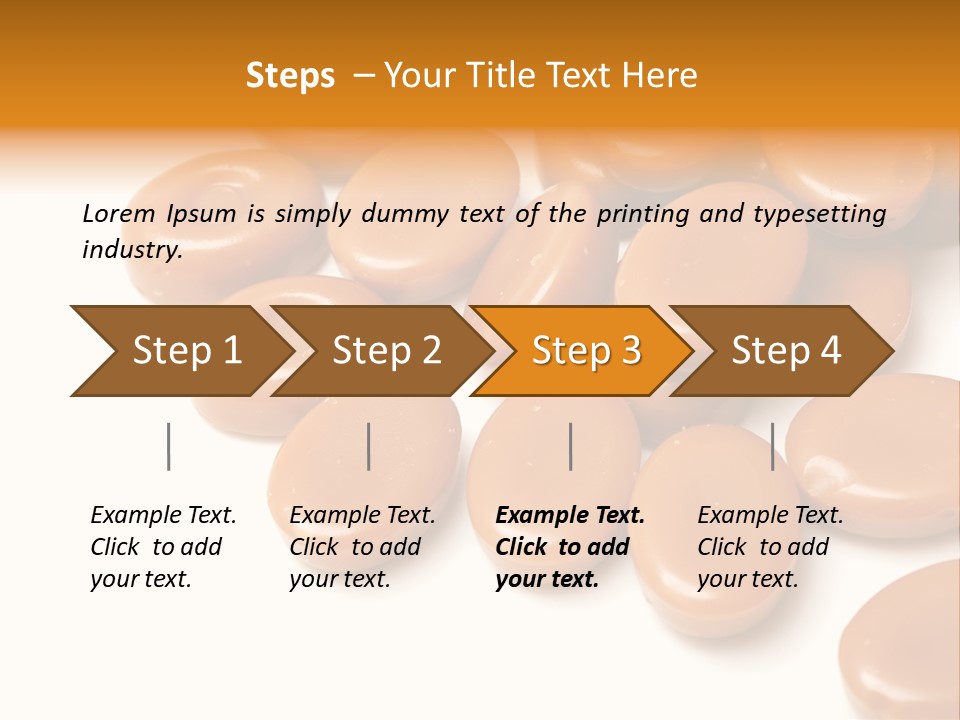 Confectionery Macro Junk PowerPoint Template