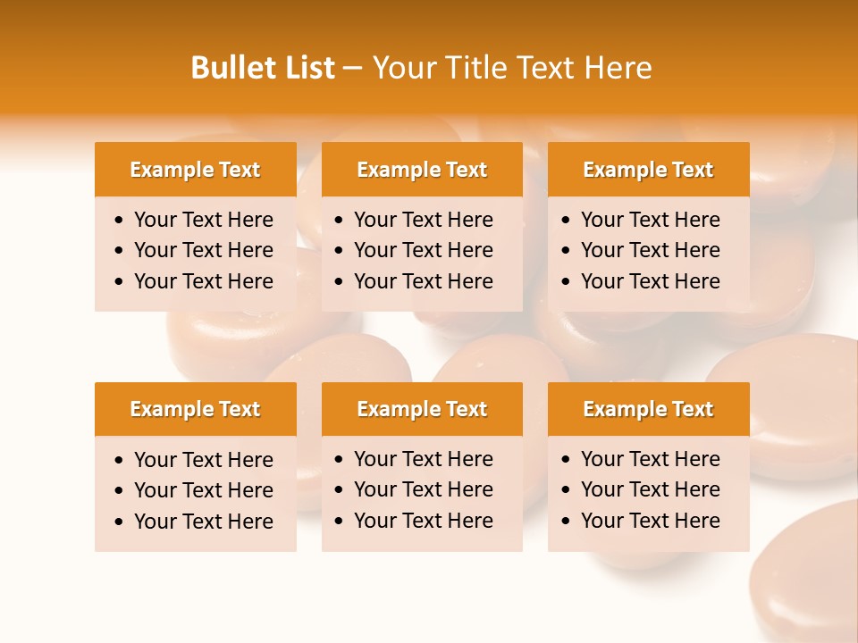 Confectionery Macro Junk PowerPoint Template