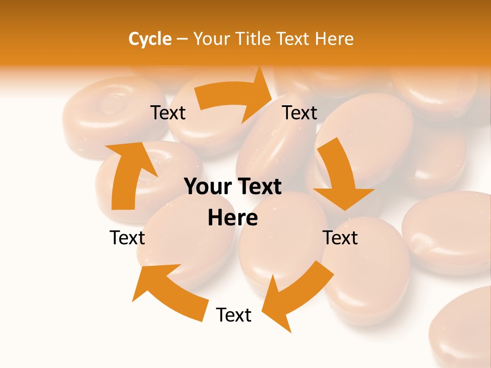 Confectionery Macro Junk PowerPoint Template