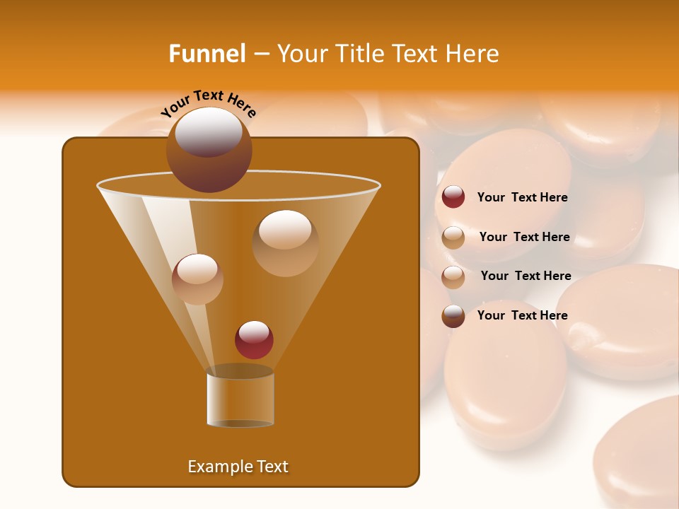 Confectionery Macro Junk PowerPoint Template
