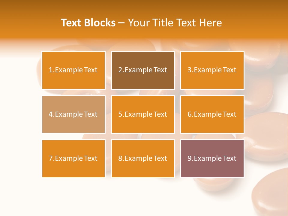 Confectionery Macro Junk PowerPoint Template