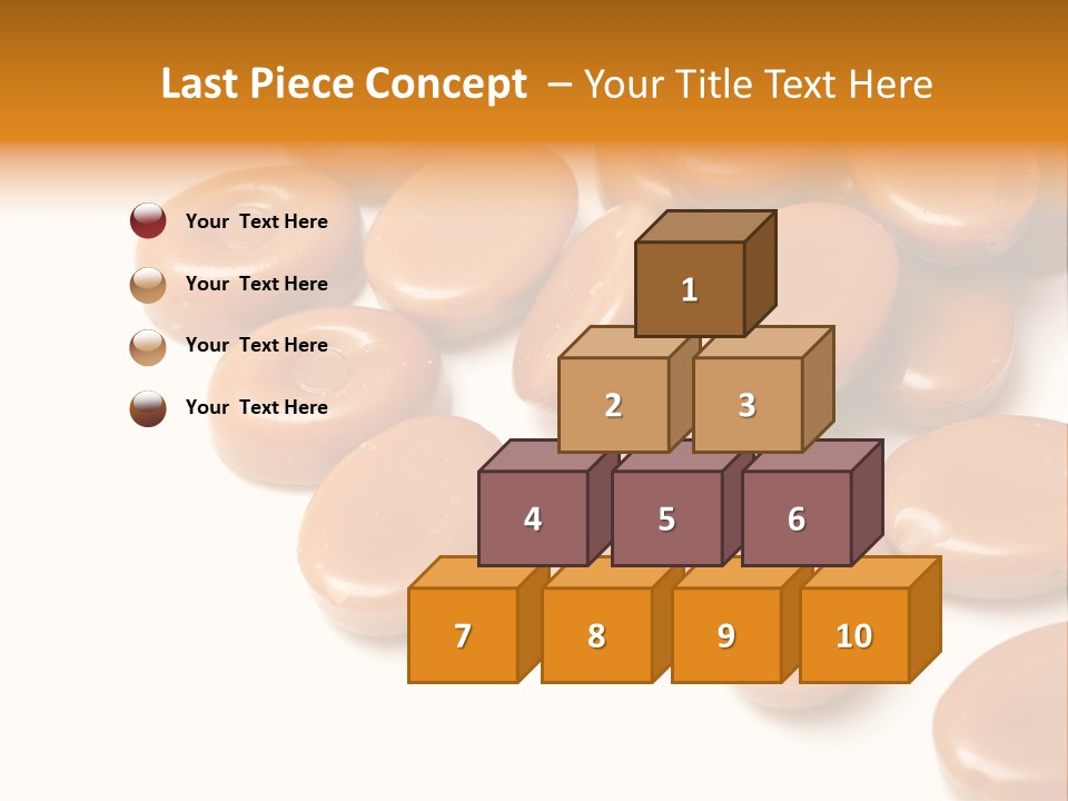 Confectionery Macro Junk PowerPoint Template