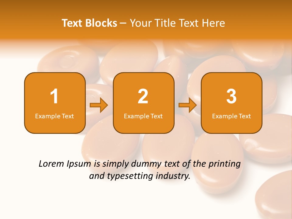 Confectionery Macro Junk PowerPoint Template