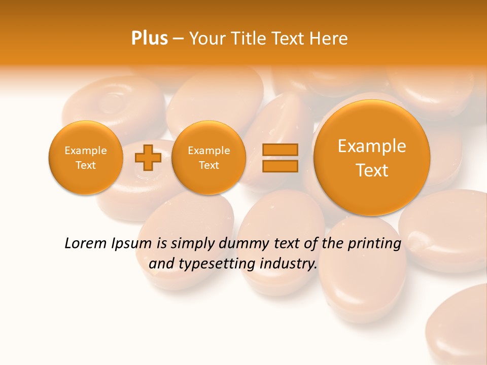 Confectionery Macro Junk PowerPoint Template
