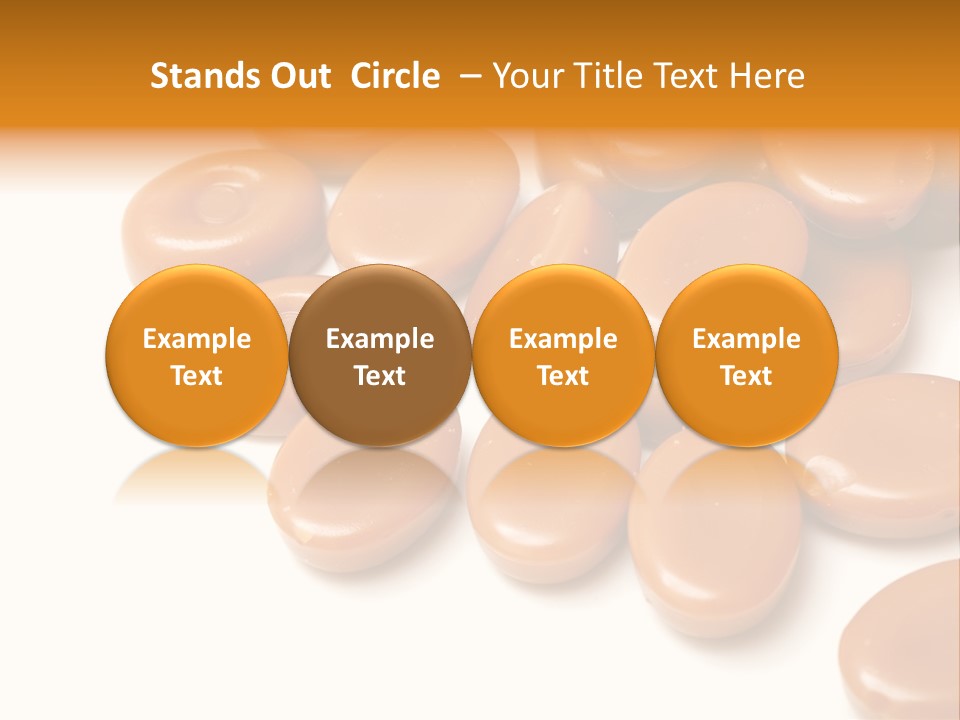 Confectionery Macro Junk PowerPoint Template