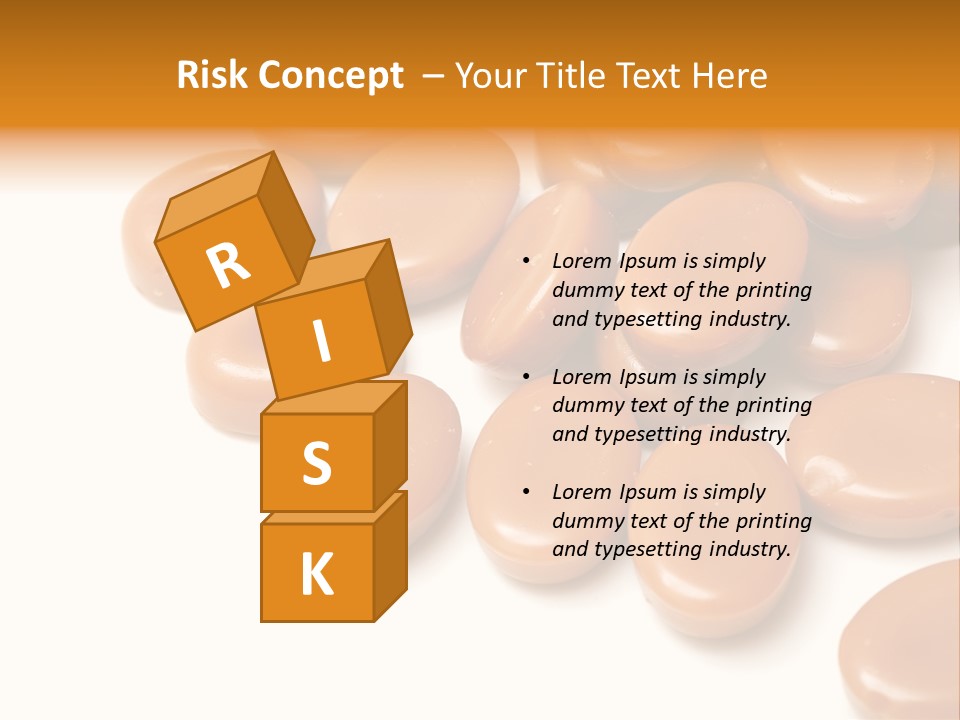 Confectionery Macro Junk PowerPoint Template