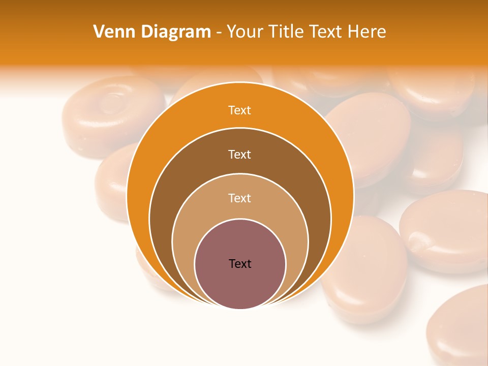 Confectionery Macro Junk PowerPoint Template