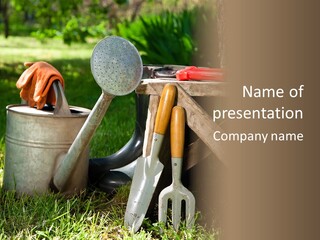 Plant Metal Spring PowerPoint Template