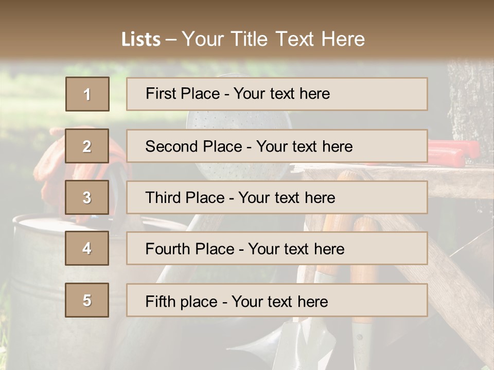 Plant Metal Spring PowerPoint Template