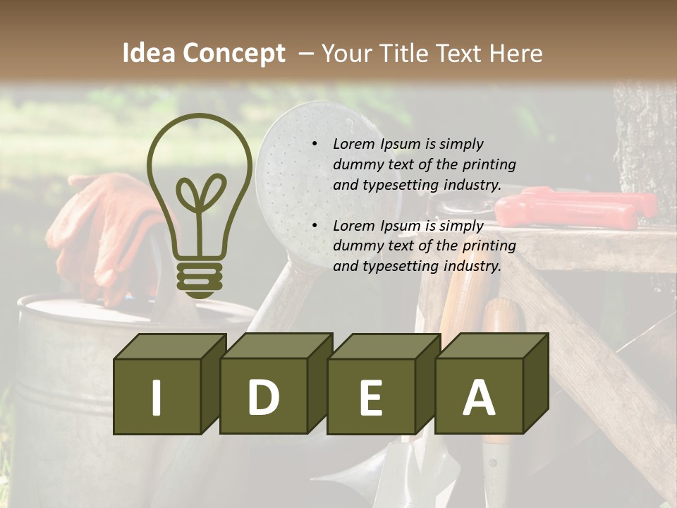 Plant Metal Spring PowerPoint Template