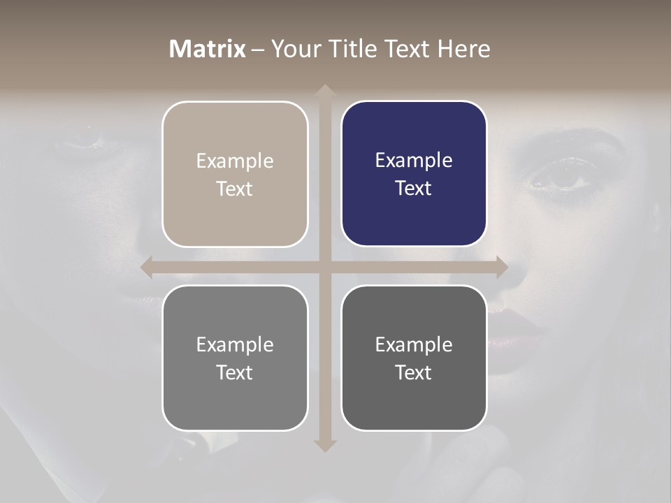 Feeling Lady Make Up PowerPoint Template