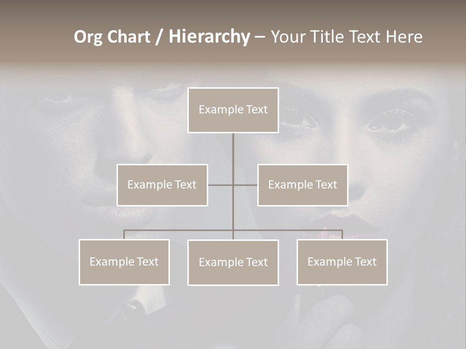 Feeling Lady Make Up PowerPoint Template