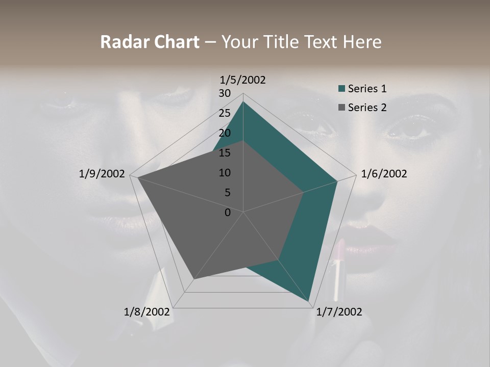 Feeling Lady Make Up PowerPoint Template