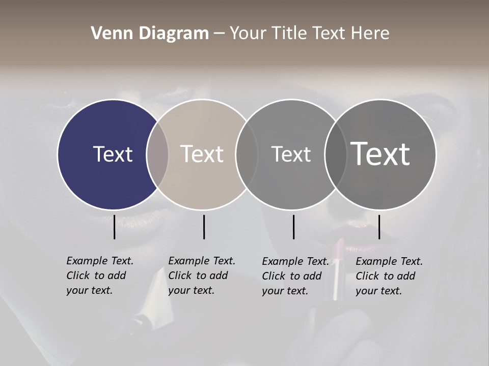 Feeling Lady Make Up PowerPoint Template