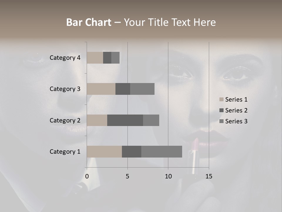 Feeling Lady Make Up PowerPoint Template